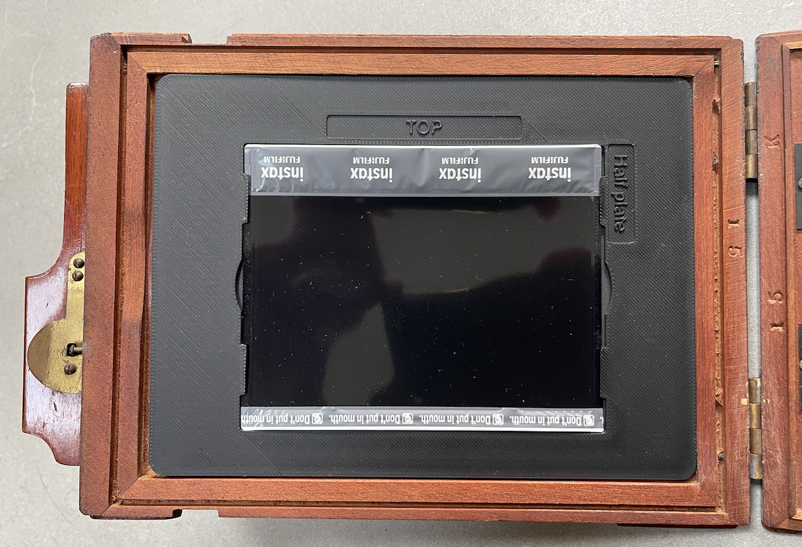 Instax to Half plate adapter