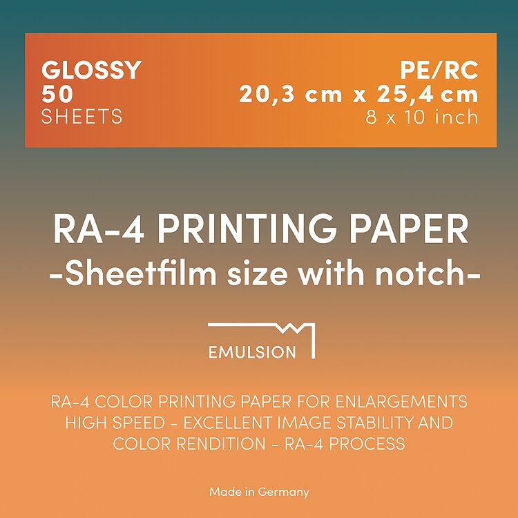 ADOX COLOR MISSION RA-4 PAPER 50 sheets Film size