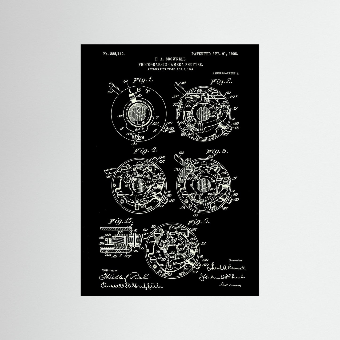 Photographic Camera Shutter -Iris