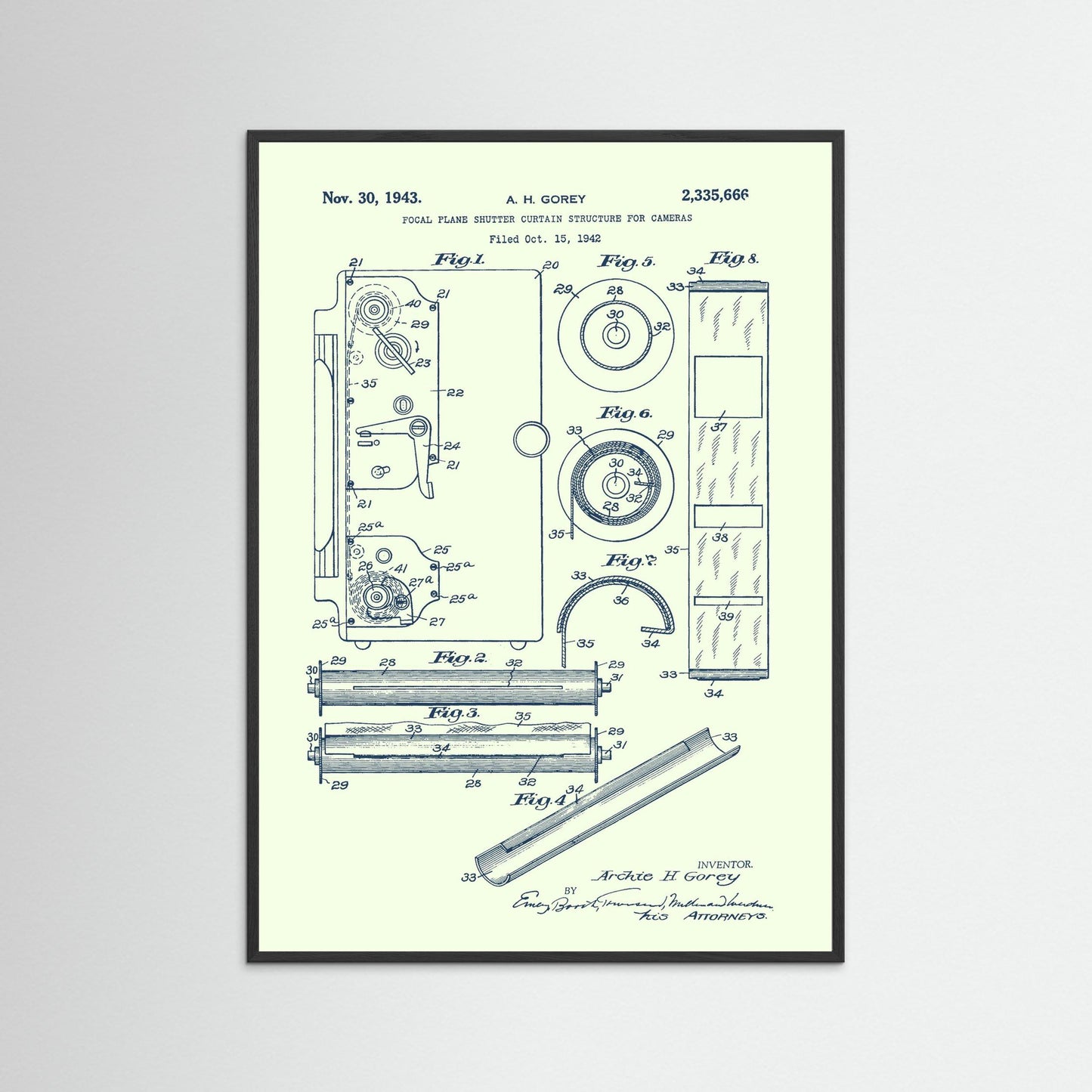 Focal Plane Shutter for Cameras