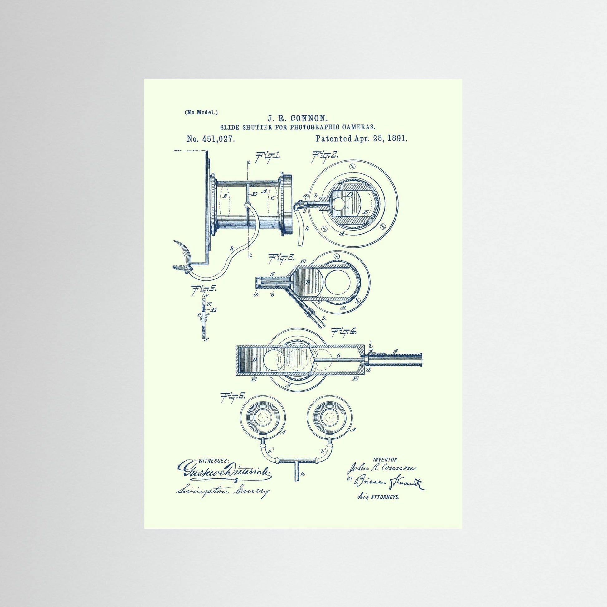 Pneumatic Slide Shutter J.R Connon